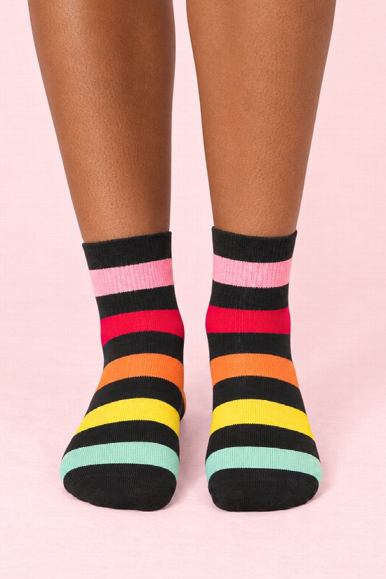 Happy Stripe Socks